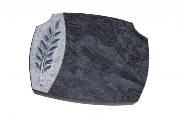 Liegestein SD1025, Orion Granit, 40cm x 30cm x 8cm, inkl. vertieften Zweig