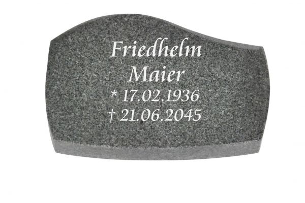 Liegestein, Padang Dark Granit 40cm x 30cm x 3cm