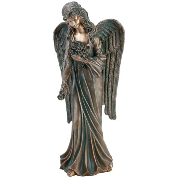 Engel Bronzeguss, 60cm hoch