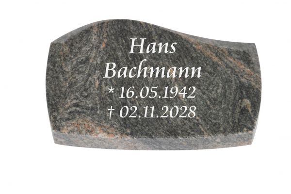 Liegeplatte, Himalaya Granit mit Fasen 30cm x 20cm x 4cm