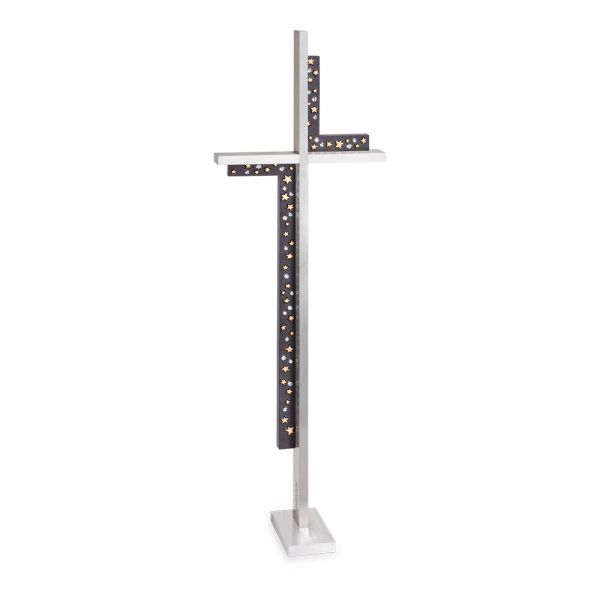 Kreuz aus Edelstahl, 61*19*7 cm