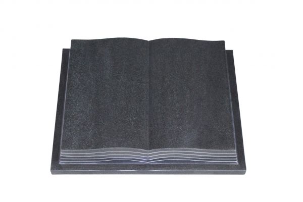 Grabbuch, Indien Black Granit, 40cm x 30cm x 8cm