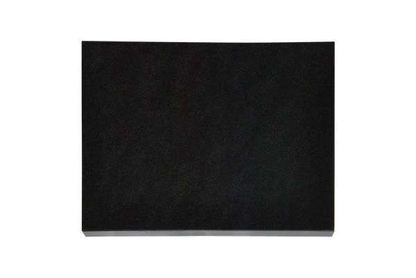 Liegeplatte, India Black Granit rechteckig 40cm x 30cm x 3cm