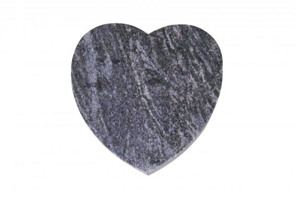 Liegestein Herzform, Orion Granit, 30cm x 30cm x 8cm
