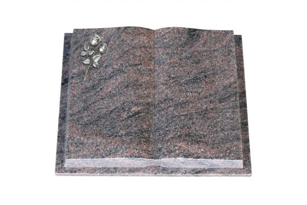 Grabbuch, Himalaya Granit, 50cm x 40cm x 10cm, inkl. kleiner Alurose