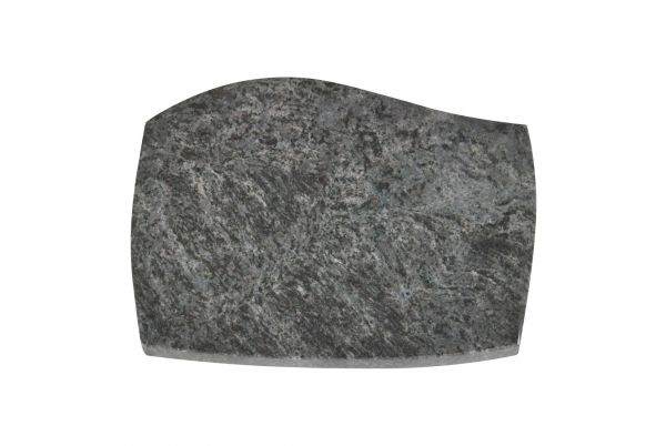 Liegeplatte, Orion Granit 40xm x 30cm x 3cm, gebogenen Seiten und Fasen