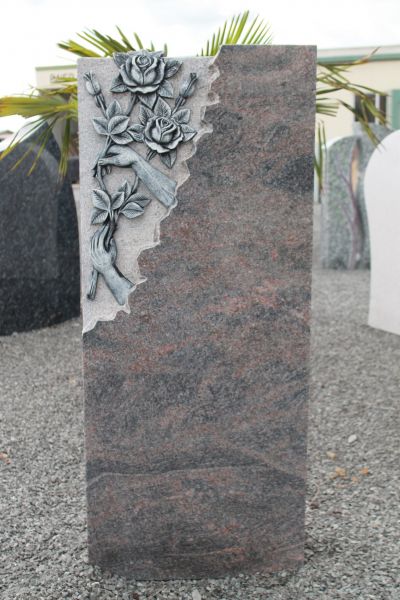 Einzelgrabstein, Himalaya Granit 115cm x 48cm x 15cm