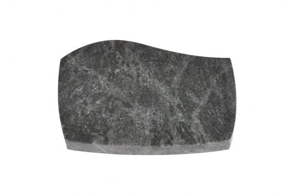 Liegeplatte, Orion Granit mit Fasen 30cm x 20cm x 4cm, inkl. gebogenen Seiten