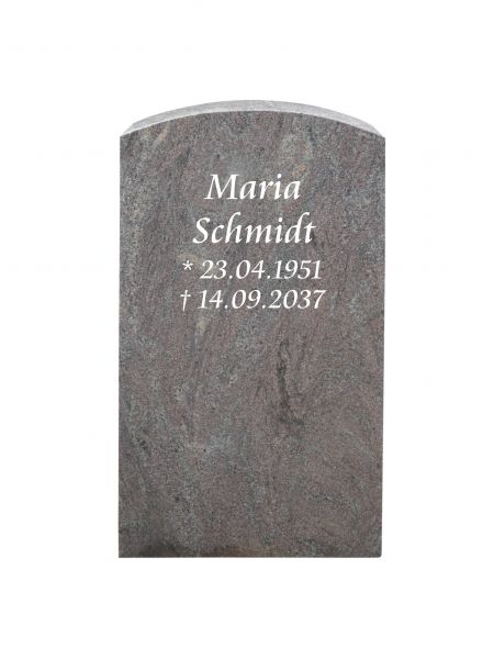 Einzelgrabstein Paradiso Granit, 90 cm x 50cm x 14cm