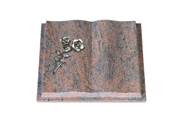 Grabbuch, Multicolor Granit, 45cm x 35cm x 8cm, inkl. Alurose mit 2 Köpfen