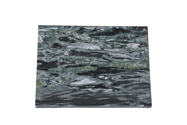 Liegeplatte, Wave Green Granit rechteckig 40cm x 30cm x 3cm