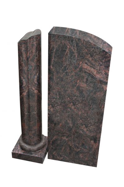 Einzelgrabstein, Indora Granit 105cm x 60cm x 14cm