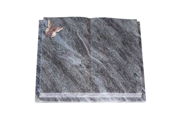 Grabbuch, Orion Granit, 50cm x 40cm x 10cm, inkl. Alu Schmetterling