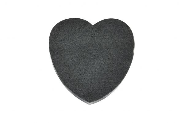 Liegestein Herzform, Padang Granit, 30cm x 30cm x 8cm