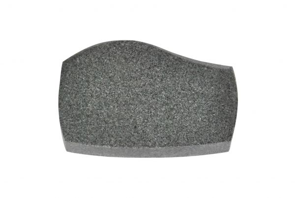 Liegeplatte, Padang Dark Granit mit Fasen 30cm x 20cm x 4cm, inkl. gebogenen Seiten