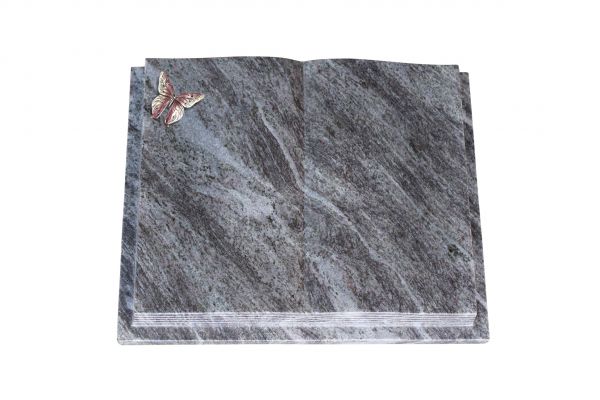 Grabbuch, Orion Granit, 60cm x 45cm x 10cm, inkl. Alu Schmetterling