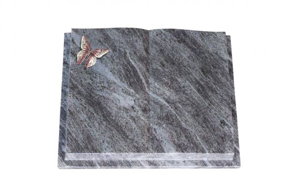 Grabbuch, Orion Granit, 45cm x 35cm x 8cm, inkl. Alu Schmetterling