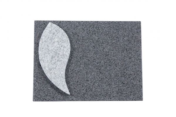 Liegestein, Viscont White und Padang Dark Granit, 40cm x 30cm x 3cm