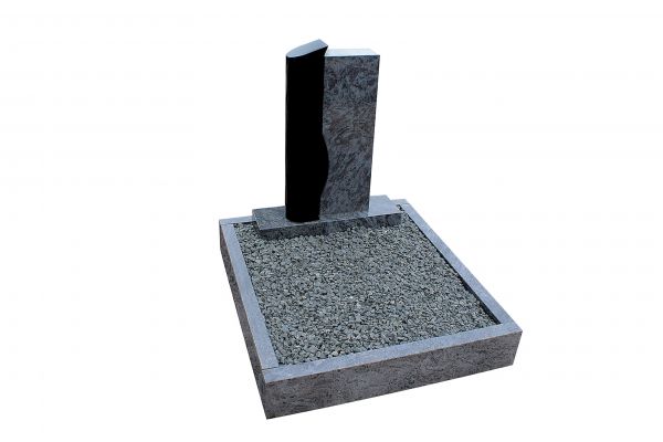 Urnengrabanlagen, Black und Orion Granit